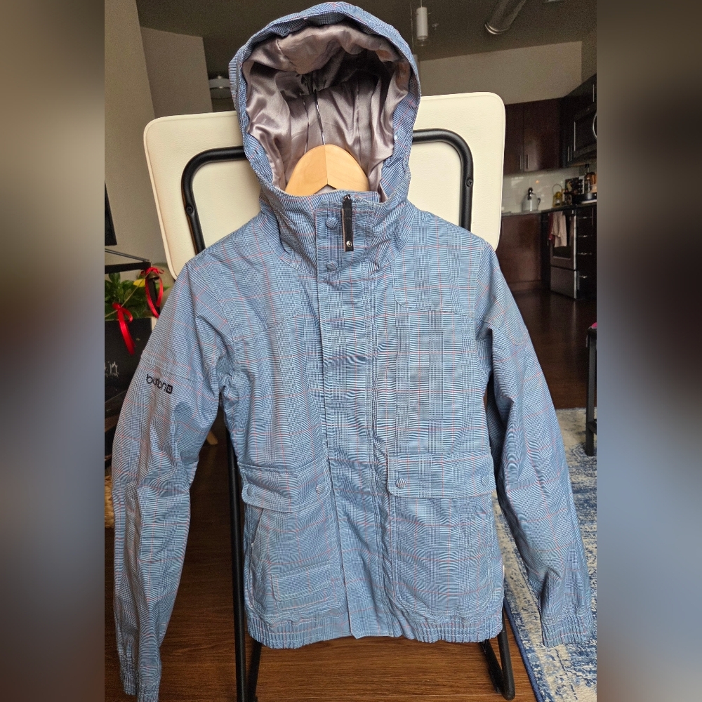 Burton Women's Blue Plaid Jacket